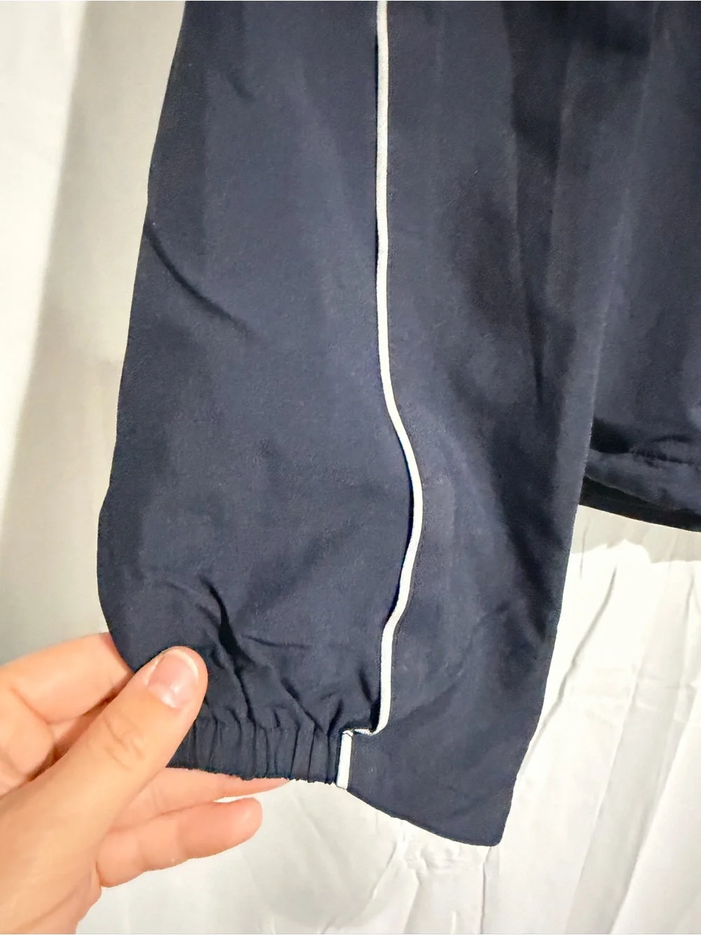 Navy NAVY Logo Windbreaker Jacket